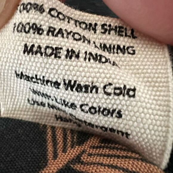 Sseko Designs Noonday Collection Reversible Sherpa Coat, Beige and Bwindi - Picture 9 of 13